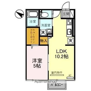 ラミエⅢ【2階】の間取り