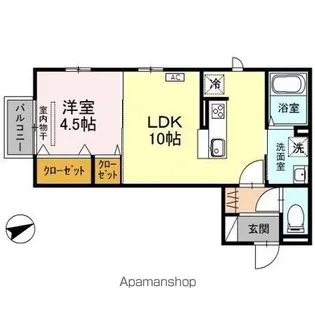 パレッティ【2階】の間取り