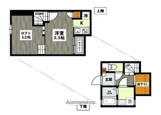 ADC高島リブレ【2階】の間取り