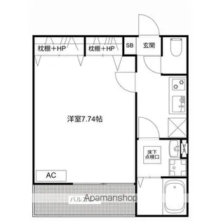 MQUARTO柏Ⅲ【1階】の間取り