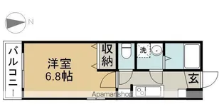 アスカⅡ【202号室】の間取り