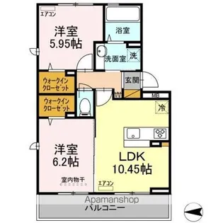 クレシェンテ【2階】の間取り