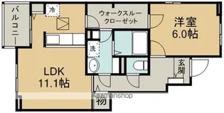 エルア カパルA【1階】の間取り