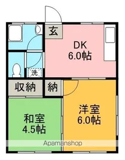 楠ヶ台荘【101号室】の間取り