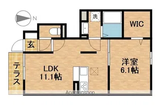 アズール本郷【1階】の間取り
