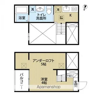 シェルト氷室(シェルトヒムロ)【2階】の間取り