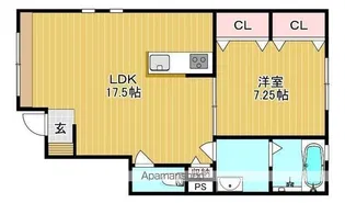 モンテーヴ大高【1階】の間取り