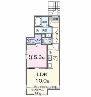グランドムールⅠ【1階】の間取り