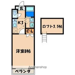 ファーストビレッジ【1階】の間取り