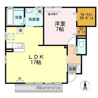 RAFFINE花棚【1階】の間取り