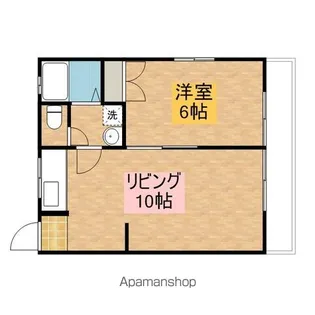 クレア蓮田【201号室】の間取り