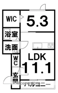アルファーメゾン【1階】の間取り