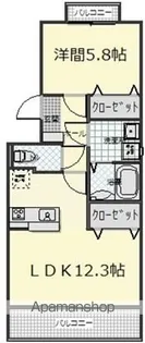 ウィンベル鎧橋II【3階】の間取り