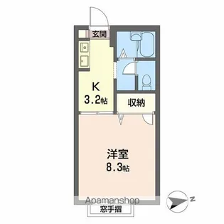 メゾンリベルテ【1階】の間取り