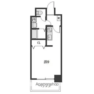 1Kの間取り画像