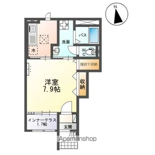リフージョⅢ【1階】の間取り