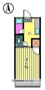 コーポいながき【103号室】の間取り