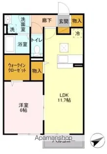 レジデンス北荒川沖【1階】の間取り