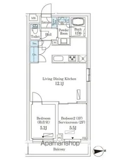 東京都練馬区桜台3丁目【マンション】の間取り