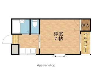 ハイツオークス【401.号室】の間取り