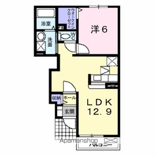 クレメント ポラリス【1階】の間取り