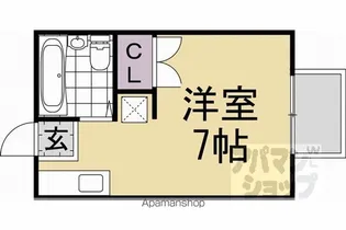 ファジィ亀岡【205号室】の間取り