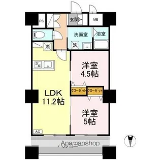 D-Medicare+名古屋一社【3階】の間取り