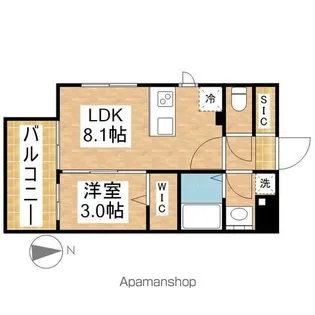 デュオフラッツ栄【4階】の間取り
