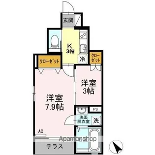 パインツリー A棟【1階】の間取り