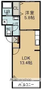 スペース富岡【1階】の間取り