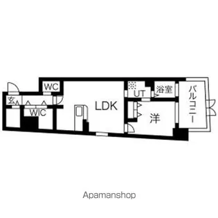 N apartment【3階】の間取り