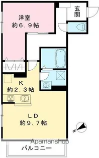 ルリエ目黒中央町【101号室号室】の間取り