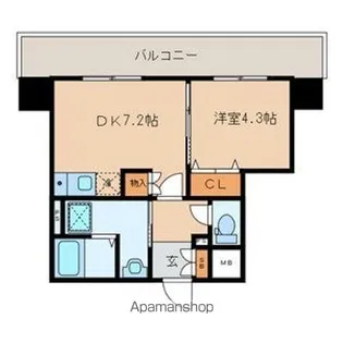 F・CORAZON薬院【3階】の間取り