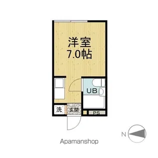 ベルトピア西学園【202号室】の間取り