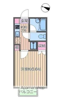 ブランシュ・ネージュB【2階】の間取り