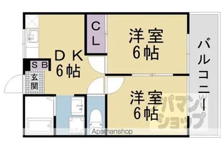 あすなろハイツⅡ【103号室】の間取り