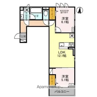 リヴェール・パルコ【3階】の間取り