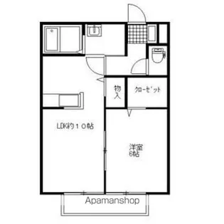 メゾン・ローレル【2階】の間取り