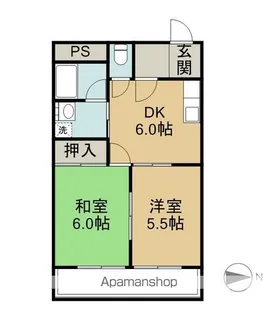 エクセルハイム宮路【301号室】の間取り