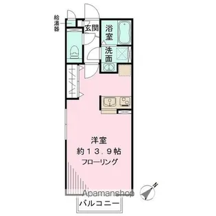 リバーサイドMINE【1階】の間取り