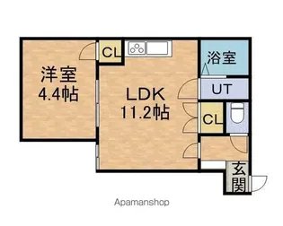 アリコベール宮の沢【3階】の間取り