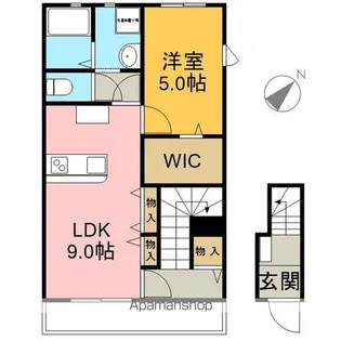 LOTUS森島1【2階】の間取り