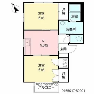 フォーレス木元 B棟【2階】の間取り
