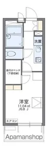 レオパレスヒルズハイネ【4階】の間取り