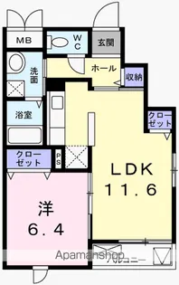グランアウローラⅧ【3階】の間取り