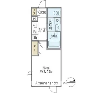 ミューズ新小岩【3階】の間取り