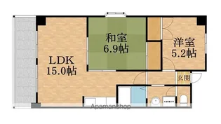 MAISON(メゾン) DE(ド) SOLEI(ソレイユ)【5階】の間取り