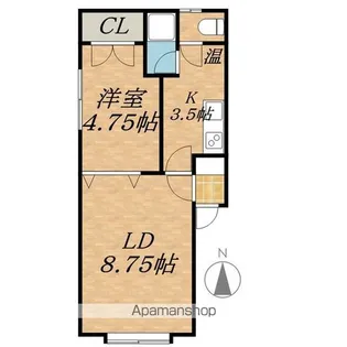 カイセイマンション【1階】の間取り