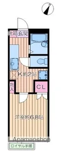 東京都江戸川区瑞江2丁目【アパート】の間取り