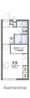レオパレスEASEⅡ【1階】の間取り